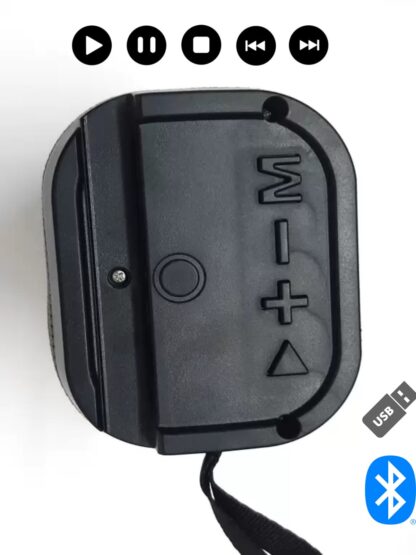 Portable Bluetooth Speaker with Led Light - USB TFT card 1 Speaker build in. Mobile Holder