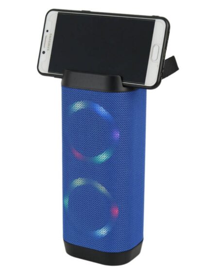 Portable Bluetooth Speaker with Led Light - USB TFT card MIC port FLASH TORCH LED 2 SPeaker build in