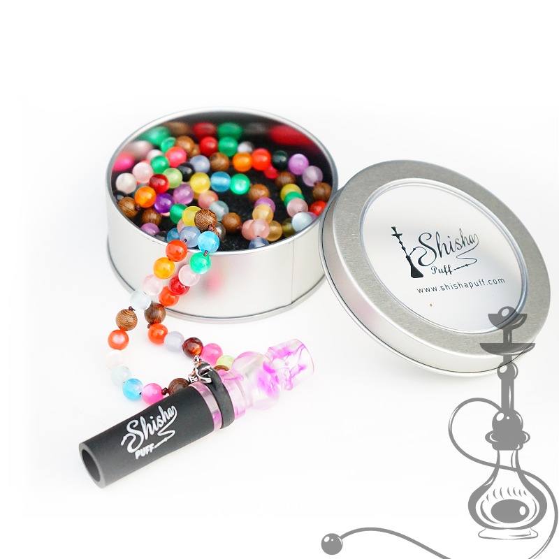 Personal Mouth Tips for Shisha / Hookah Code #SHP1 Aluminum personal box round with cover included.