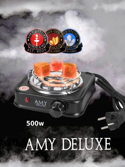Hot Plate Burner by AMY DELUXE Cyprus. MINI Fast 500W Charcoal Burner for Shisha - AMY Portable ka010 Germany